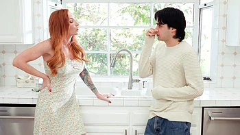 Redhead milf Sophia Locke gets her pussy railed hard by Elias Cash