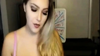 Gorgeous Amateur With Big Nipples and Tits on Webcam