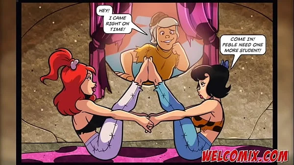 Stretching the pussy in the yoga class - The Flintstoons