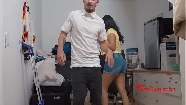 Step Mom Hesitates But Joins StepSon And StepDaughter