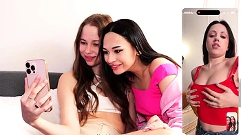 Group Phone Video Call Sex With Friends Turns Wild