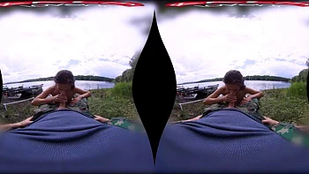 7956743848: Blowjob, Cowgirl  Brunette VR Porn