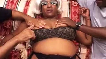 BBW Double Fucked: Blowjob, Doggy  Cowgirl Porn