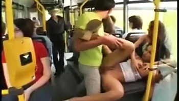 Sex in a moving Bus: Cowgirl, Missonary  Big Tits Porn