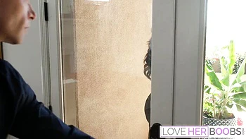 Boob worship movie with bouncy Brad Newman and Linzee Ryder from Love Her Boobs