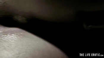 Hot Naked Brunette Fingerbangs Herself To An Intense Orgasm