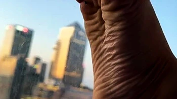 Black Amateur Explore Hot Foot Fetish