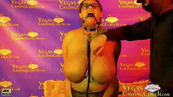Big Tits - Her Big Ass Fucked - Pounded Deep - BDSM Casting in Las Vegas - POV Blowjob - Spanked Everywhere