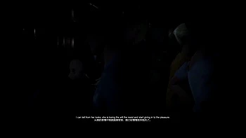 3D Horny Slut Babe Wearing Hot Bodystockings Got Fucked on the Bus