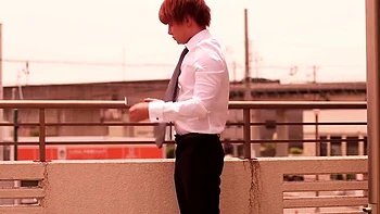 Small titted asian beauty giving blowjob