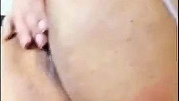 Trans babe in a sensual solo play ,exploring herself deeply