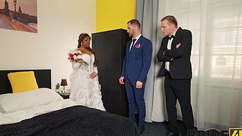 Hot bride Vicky Menage gets fucked in doggy style