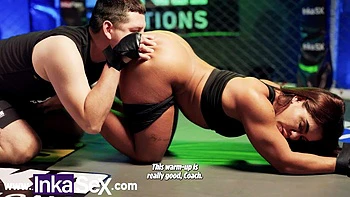 UFC trainer fucks Colombian bodybuilder with a big ass. by InkaSex: Porn