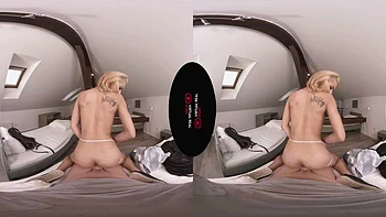Sexy Blonde Tries Hard Dick: Babe, Xnxx  Vr VR Porn