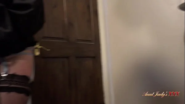 AuntJudysXXX - 56yo Busty British Redhead Melanie fucks her Step-Nephew