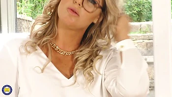 Big Breasted MILF Secretary Kacie Lou Needs Some Alone Time