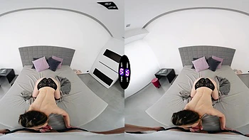 Nicole Sweet in sensual vr bedroom action