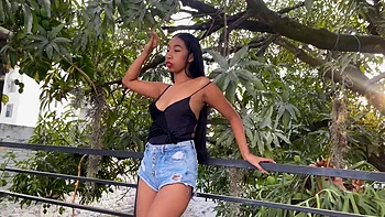 Photo session ends in an outdoor fuck by aronalexax: Blowjob, Doggy  Cowgirl Porn