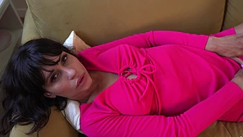 A young brunette model from tokyo tests her new high-end pocket pussy