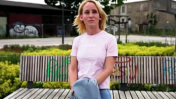 GERMAN SCOUT - Skinny Mature Melisa Rose Pick Up