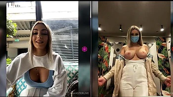 Mv397  2 GIRLs  SAME PLACE AND TIME  LAVATORY 2: Blonde, Xhamster  Public Porn