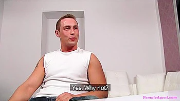 Casting With Oral Sex: Agent Wants Tough Guys Cum On Her Face - Martin Love