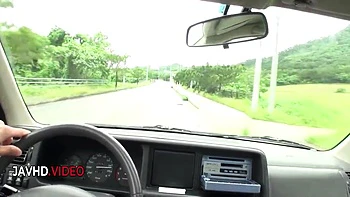 Wild Asian Jav Star Gives Wild Blowjob On Road Trip With Jav Hotness - Satomi Suzuki And Saya Tachibana