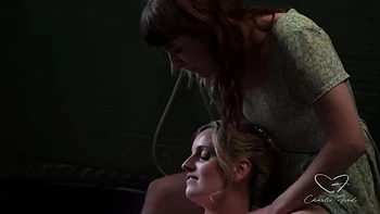 Charlie Forde & Marina Lee Lesbian Fisting Splash - Hairy Pussy Fingering & Pissing in Bathtub HD