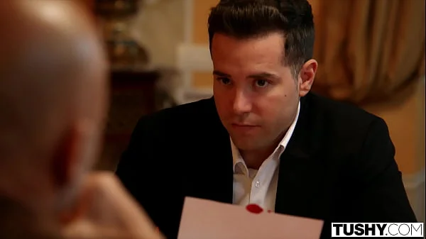 TUSHY Stunning Venera satisfies her anal DP fantasies