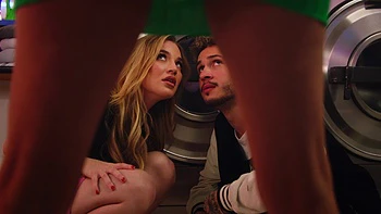 Two hot babes share cock in a steamy threesome