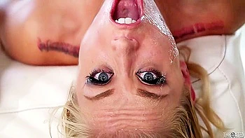 Throttled - Deepthroat Queen Ash Hollyood Facesitting Blowjob