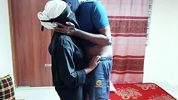 Desi GF & Muslim Hijabi Aunty Threesome - Hardcore Anal & Doggy Style Sex - Bengali Audio