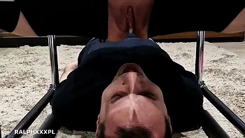 Cheating Wife Fucks Lover Doggy Style While on Phone with Husband - Cuckold Cleans Creampie After