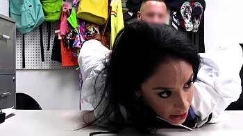 Sheena Ryder, the busty milf from puerto rico, gets her pussy railed hard.