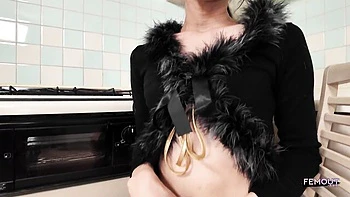 Cute Asian Tgirl Masturbates Solo