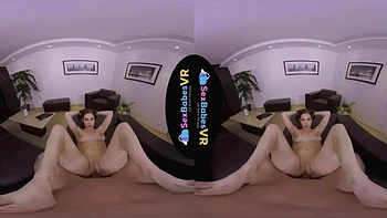 Jill VR suce et chevauche en levrette et missionnaire