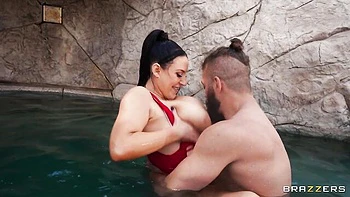 Good doggy style fuck with a big-boobed brunette Angela White