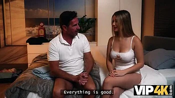 Big Tits Blonde Cheats On Boyfriend With His Dad - Hot HD Fuck