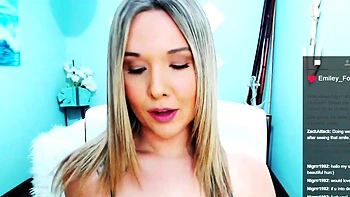 Hot blonde teen tiffany fox strips and masturbates