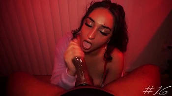 Cheating Latina Wife Gives A Deep Blowjob, Takes A Massive Facial & Titty-fucks