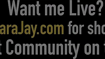 Glamour Sara Jay's big tits video