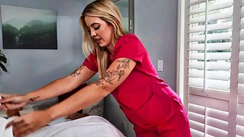 Blonde Booty Gets Oiled and Fucked with Facial