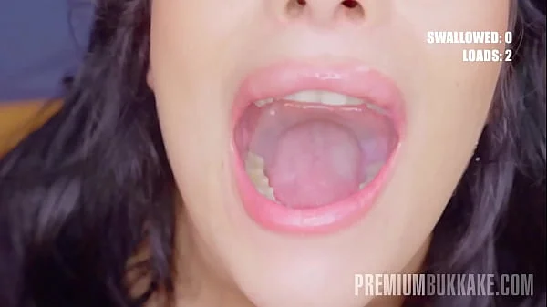 PremiumBukkake - Maria Teen swallows 101 huge cumshots