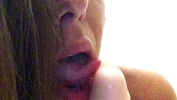 Blonde tight pussy babe solo toy fun in glamour masturbation