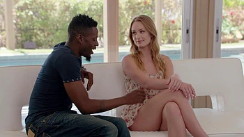 Redhead Daisy Stone rides Jason Brown's thick cock