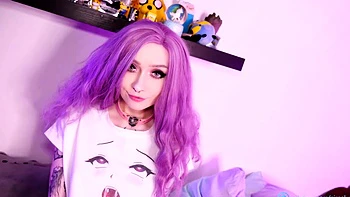 Amateur double toy masturbation