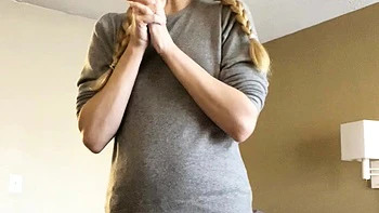 Lovely Blonde With Tight Pussy Masturbate Solo