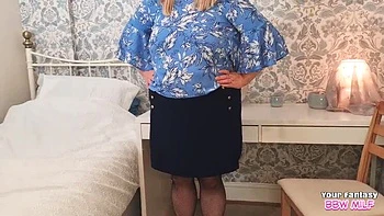 Homemade Cheating Wife with Big Natural Tits - Mature MILF and Aunt Take a Big Cock