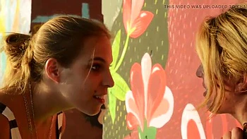 Domina Mikaela Wolf Slaps Slave Natasha Outdoors in Hard Femdom Fight