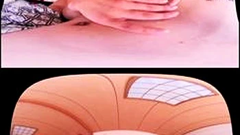 Japonesa quente gemendo enquanto chupa e monta